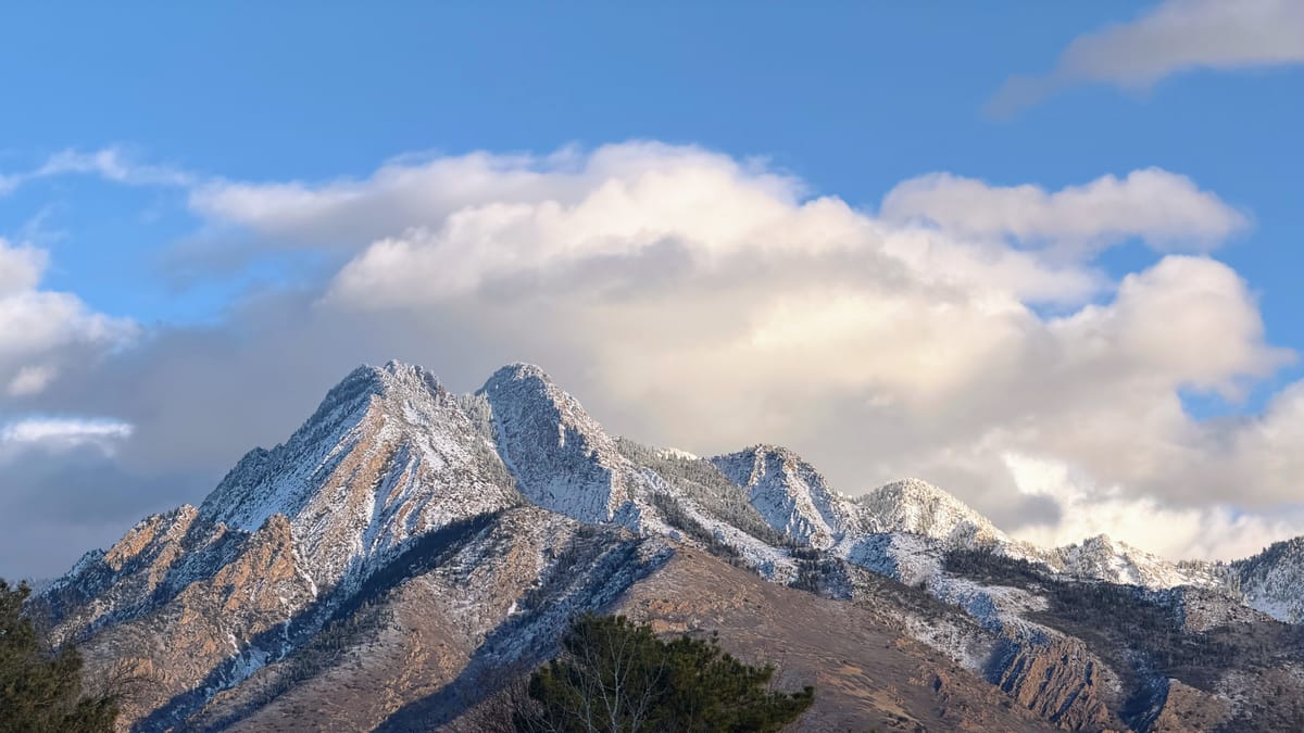 Mount Olympus above the Salt Lake Valley